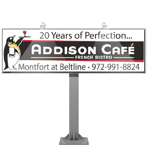 Addison Cafe Billboard