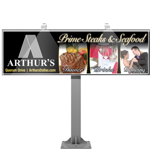 Arthurs Dallas billboard